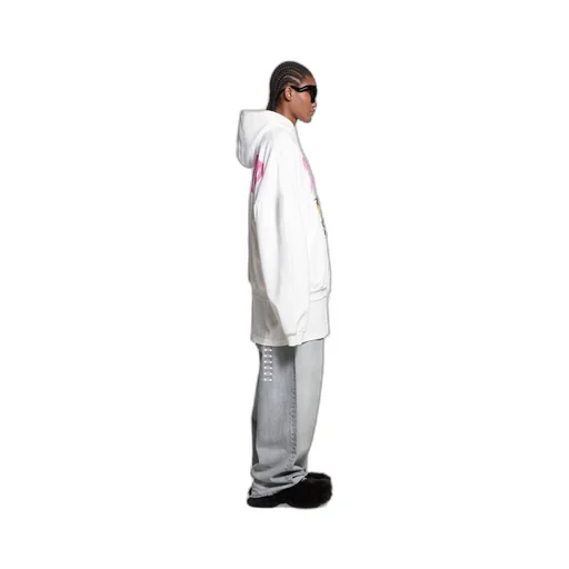Paris Tropical Round Hoodie Oversized