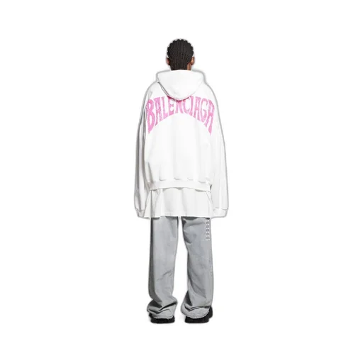 Paris Tropical Round Hoodie Oversized
