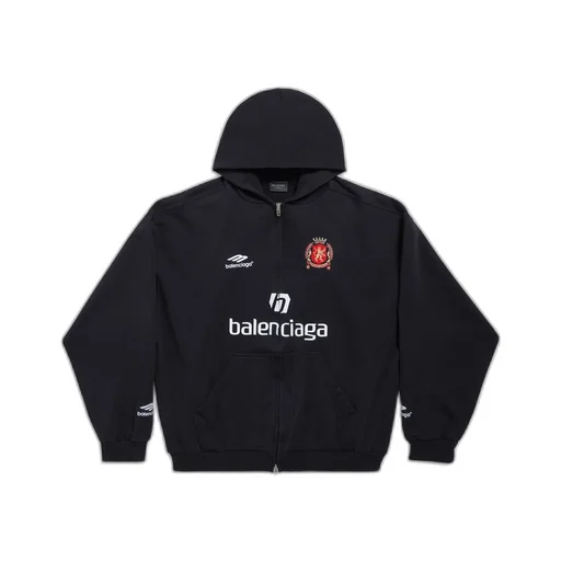Paris Soccer Zip-Up Hoodie Medium Fit