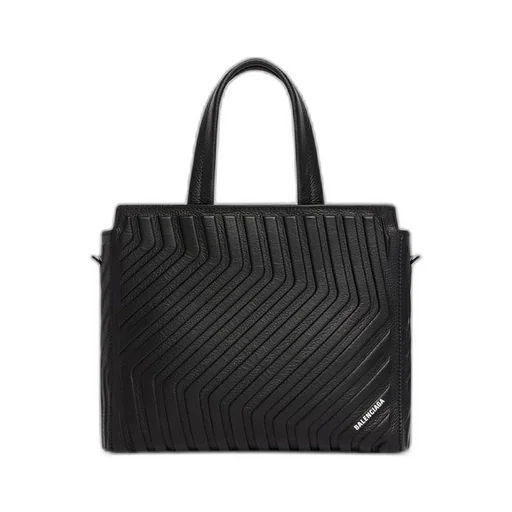 Car Zipped Small East-West Tote Bag