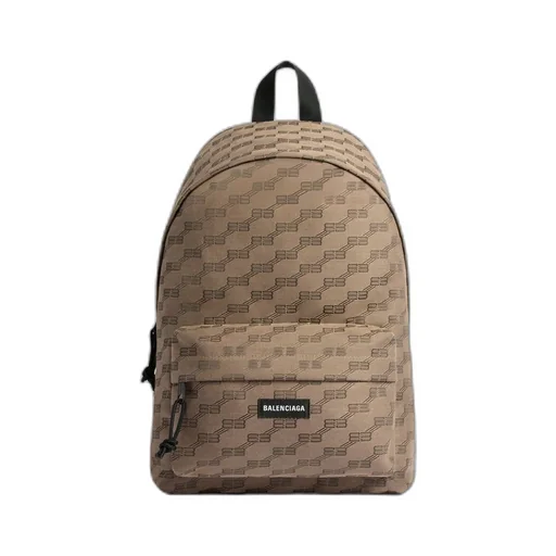 Signature Medium Backpack BB Monogram Jacquard Canvas