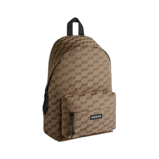 Signature Medium Backpack BB Monogram Jacquard Canvas