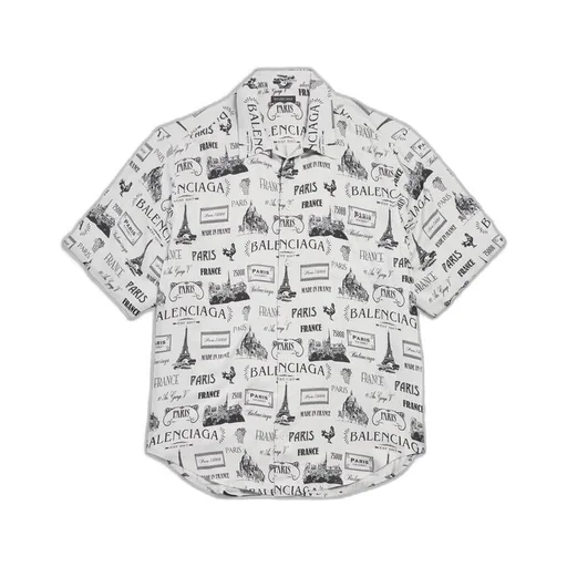Paris Resto Short Sleeve Minimal Shirt