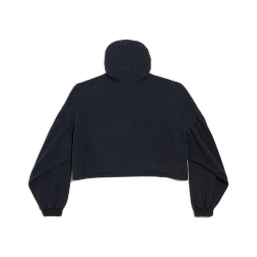 I Love Paris & Cropped Hoodie Oversized