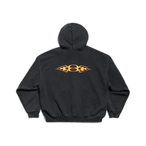 Burning Unity Zip-Up Hoodie Medium Fit
