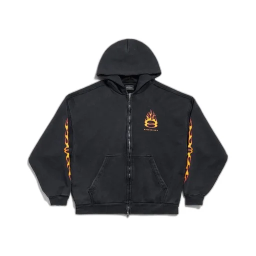Burning Unity Zip-Up Hoodie Medium Fit