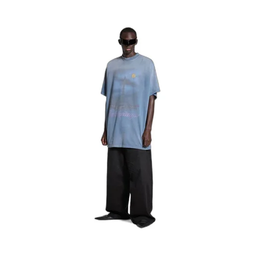 Paris Moon T-Shirt Oversized