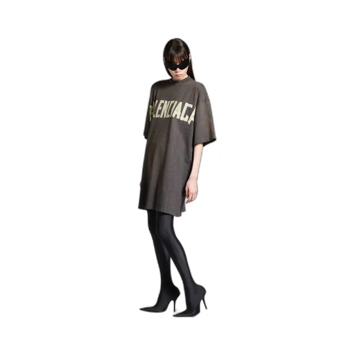 Tape Type T-Shirt Dress