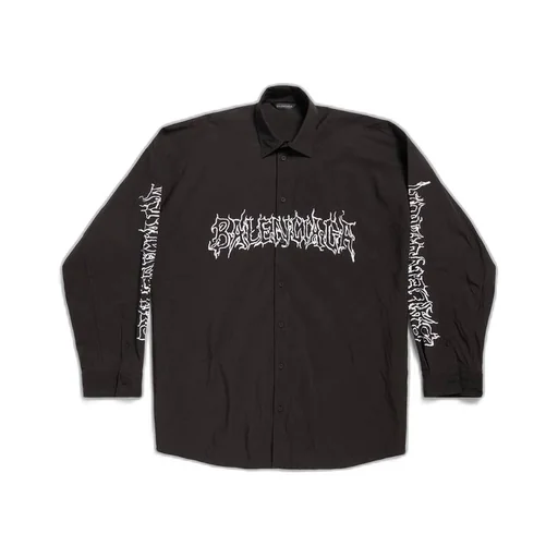 DIY Metal Outline Engineered Shirt Oversized