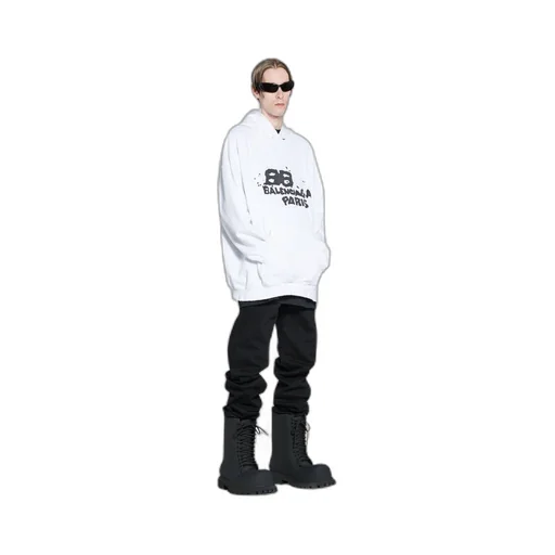 Hand-Drawn BB Icon Hoodie Large Fit