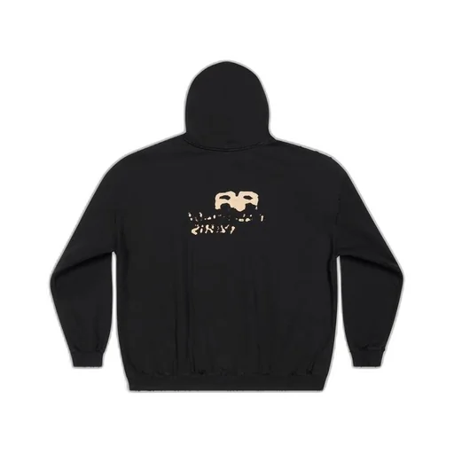 Hand-Drawn Bb Icon Hoodie Large Fit