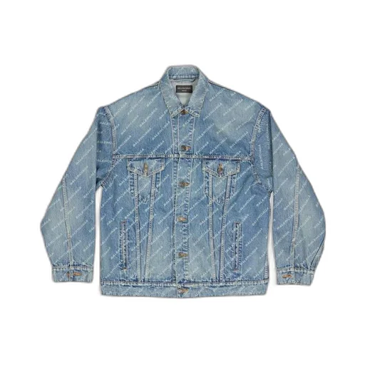 Racing All Over Logo Large Fit Jacket