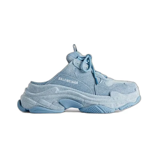 Triple S Mule Denim 