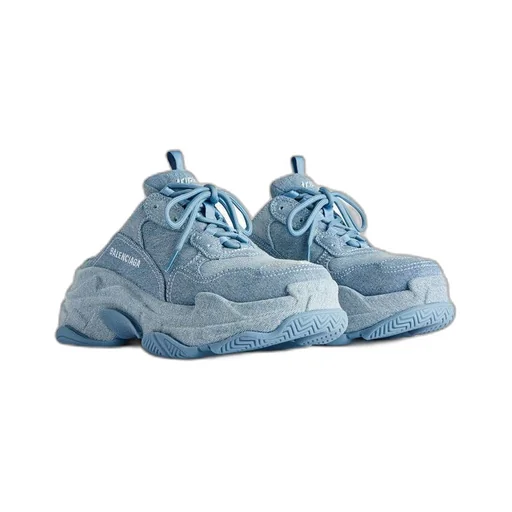 Triple S Mule Denim 