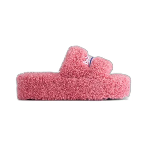 Furry Platform Sandal