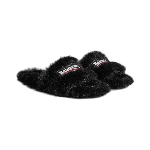 Furry Slide Sandal
