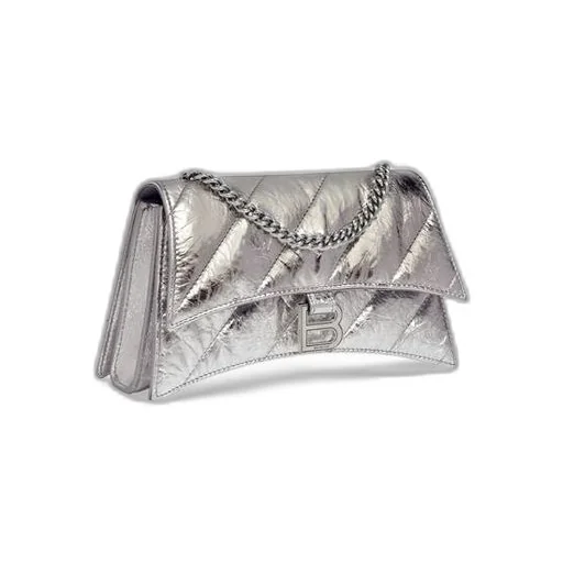 Crush Xs Chain Bag Metallized Quilted