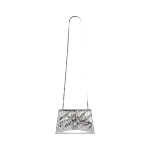 Crush Xs Chain Bag Metallized Quilted