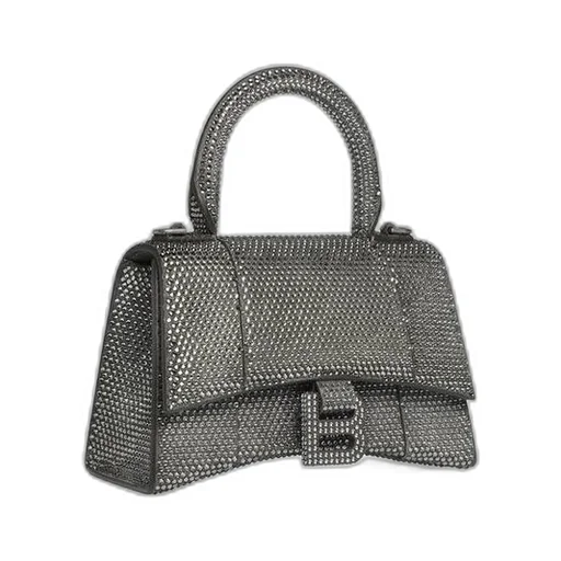 Hourglass Handbag Xs With Rhinestones