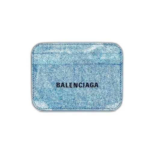 Cash Card Holder Denim Print