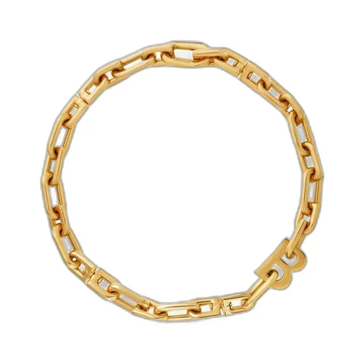 B Chain Thin Necklace