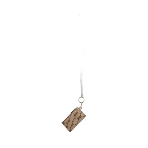 Signature Card Case On Keychain BB Monogram Coated Canvas