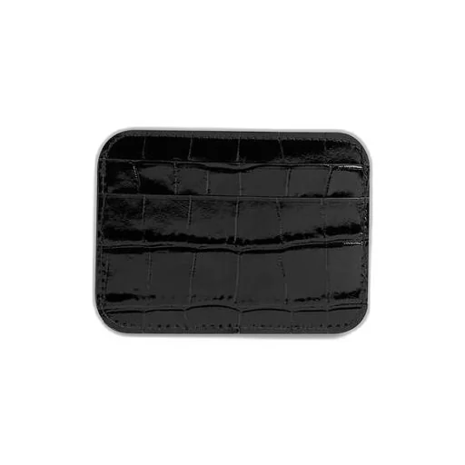 Cash Card Holder Crocodile Embossed