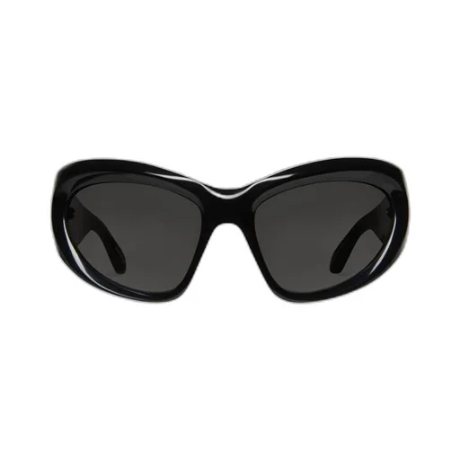 Wrap D-Frame Sunglasses