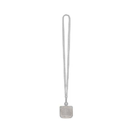 Le Cagole Flap EarPods With Chain And Rhinestones