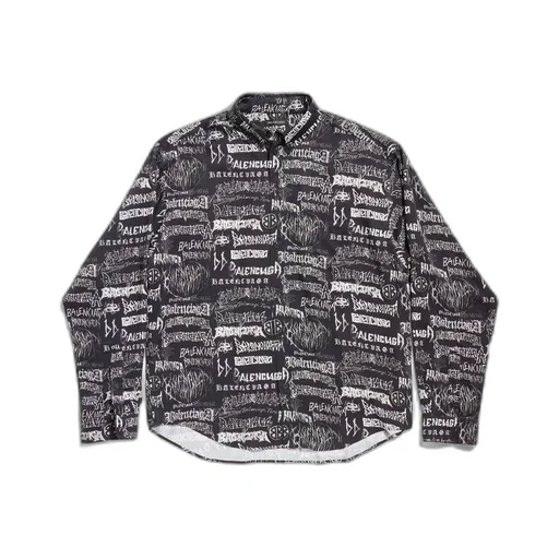 Diy Metal Allover Shirt Large Fit