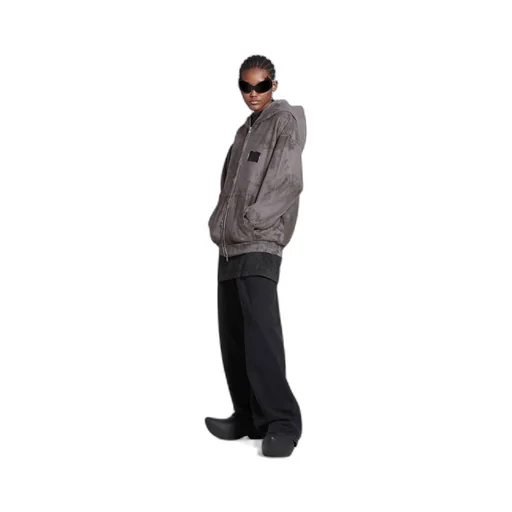 Gaffer Zip-Up Hoodie Small Fit