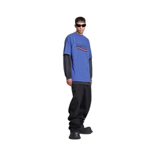 Hand-Drawn Political Campaign T-Shirt Large Fit