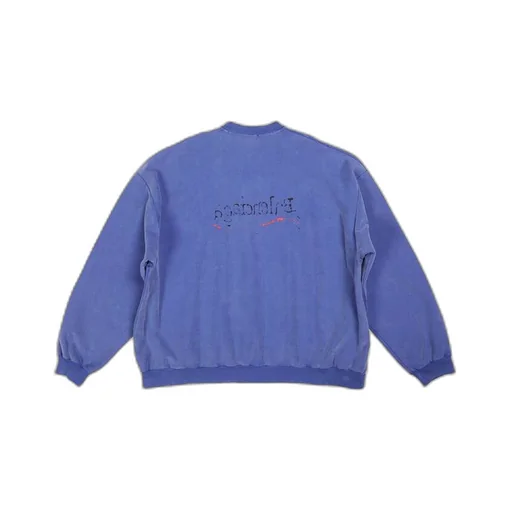 Hand-Drawn Political Campaign Sweatshirt Oversized