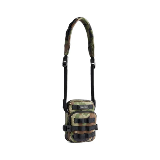 Army Crossbody Messenger Bag Camo Print