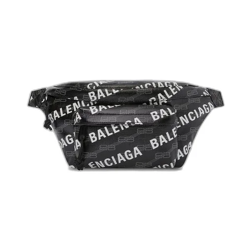 Signature Medium Beltpack BB Monogram Coated Canvas And Allover Logo