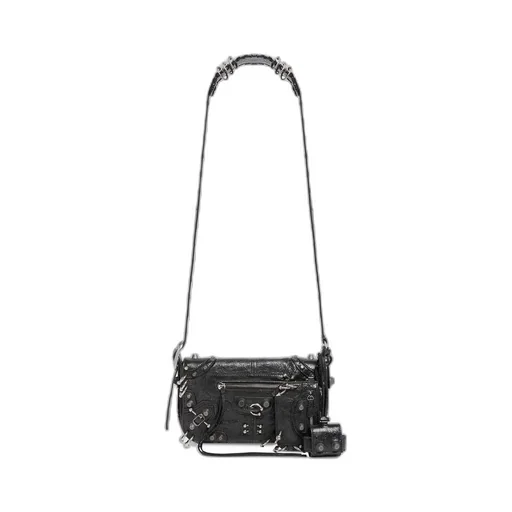Le Cagole XS Flap Bag With Piercings