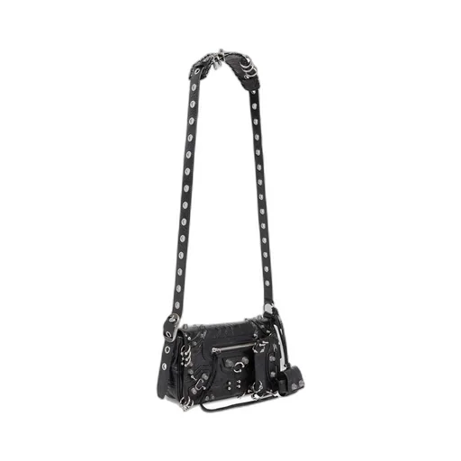 Le Cagole XS Flap Bag With Piercings