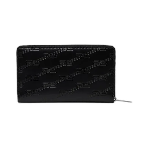 Embossed Monogram Continental Zip Wallet