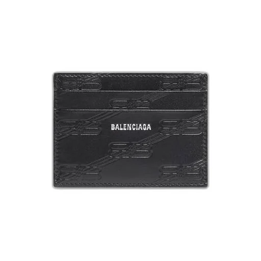 Embossed Monogram Card Case Box