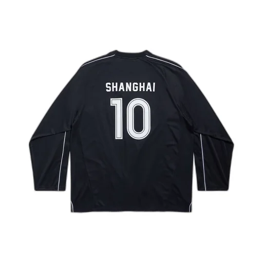 Shanghai Soccer Long Sleeve T-Shirt Oversized