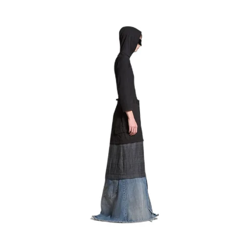 Maxi Layered Cargo Skirt
