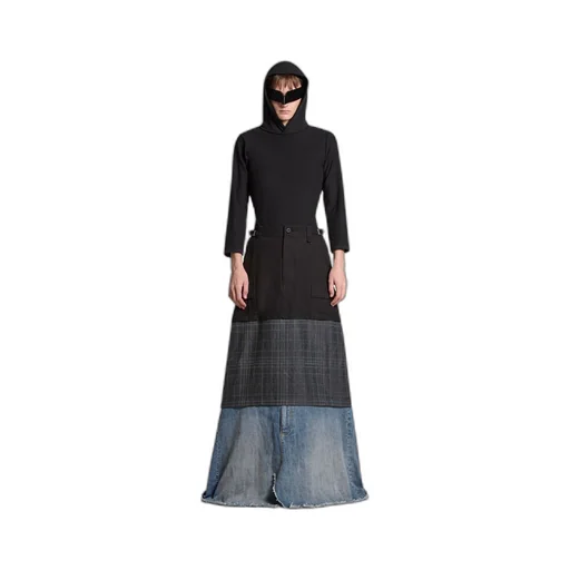 Maxi Layered Cargo Skirt