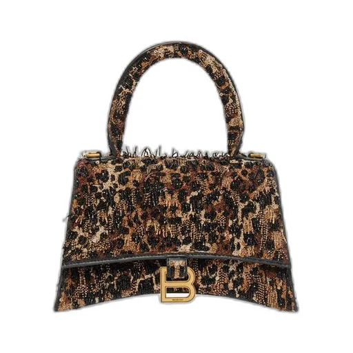 Hourglass XS Handbag with Chain Embroidery