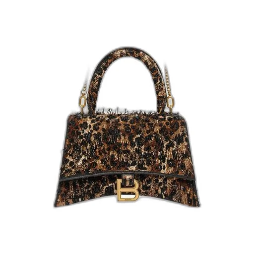 Hourglass XS Handbag with Chain Embroidery