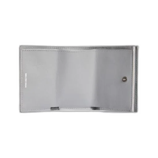 Crush Mini Wallet Metallized Quilted 