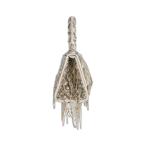 Hourglass XS Handbag With Chain Embroidery