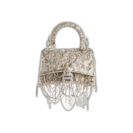 Hourglass XS Handbag With Chain Embroidery