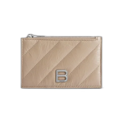 Crush Long Coin And Card Holder Quilted