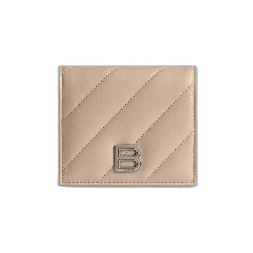 Crush Flap Coin And Card Holder Quilted 
