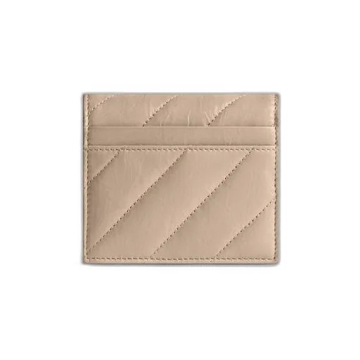 Crush Flap Coin And Card Holder Quilted 